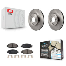 Load image into Gallery viewer, [Front] 2017 Honda Accord LX-S Premium OE Brake Rotors &amp; Ceramic Pads Kit For Max Braking