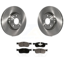 Charger l&#39;image dans la galerie, Front Disc Brake Rotors And Ceramic Pads Kit For Land Rover Range Evoque