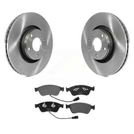Front Brake Rotors Ceramic Pad Kit For Audi A8 Quattro With 321mm Diameter Rotor
