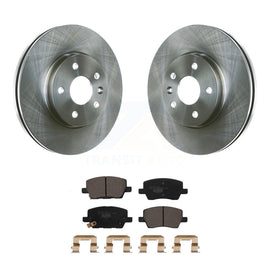 [Front] 2018-2020 Chevrolet Sonic Premium OE Brake Rotors & Ceramic Pads Kit For Max Braking