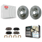 [Front] 2018-2020 Chevrolet Sonic Premium OE Brake Rotors & Ceramic Pads Kit For Max Braking