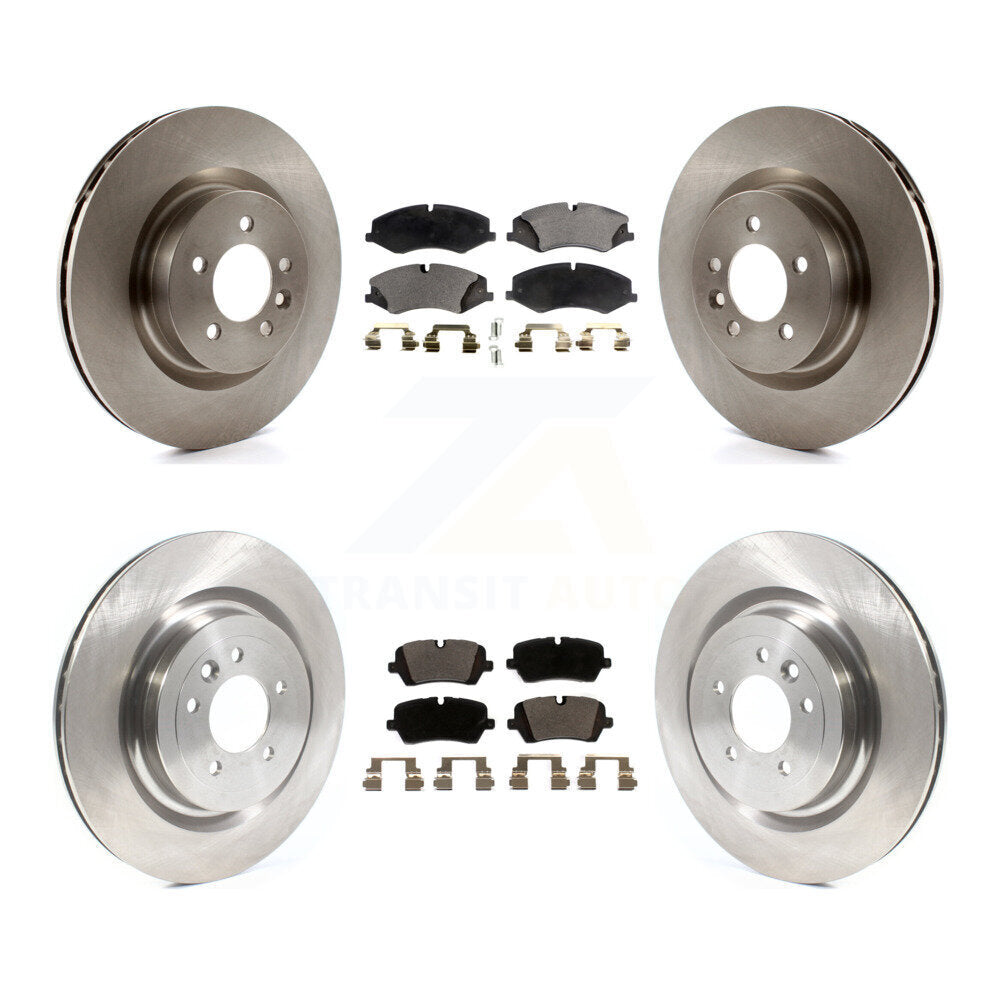 Front Rear Disc Brake Rotors And Ceramic Pads Kit For Land Rover Range Sport