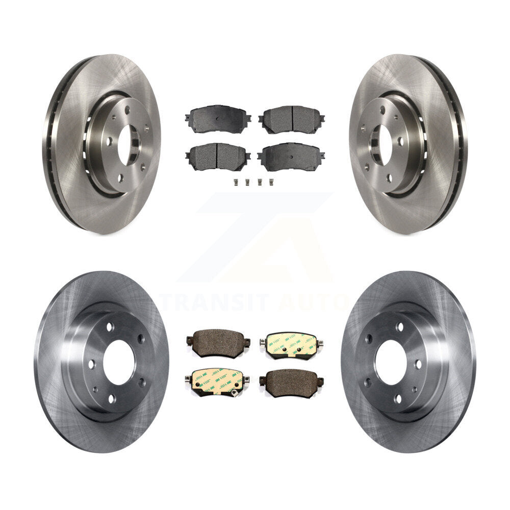 [Front+Rear] 19-21 Mazda 6 Naturally Aspirated Premium OE Brake Rotors & Ceramic Pads Kit For Max Braking