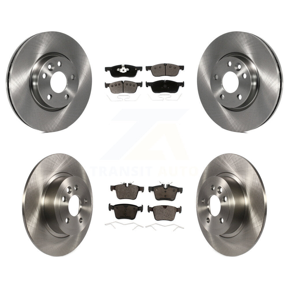 Front Rear Disc Brake Rotors And Ceramic Pads Kit For Land Rover Range Evoque