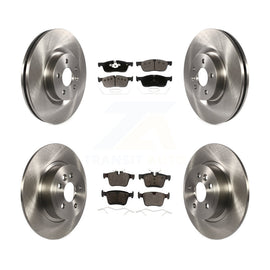 Front Rear Disc Brake Rotors And Ceramic Pads Kit For Land Rover Range Evoque