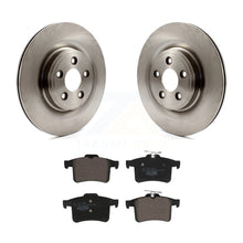 Load image into Gallery viewer, Rear Disc Brake Rotors And Ceramic Pads Kit For Jaguar XKR XJR XKR-S