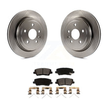 Load image into Gallery viewer, Rear Disc Brake Rotors And Ceramic Pads Kit For Cadillac CTS