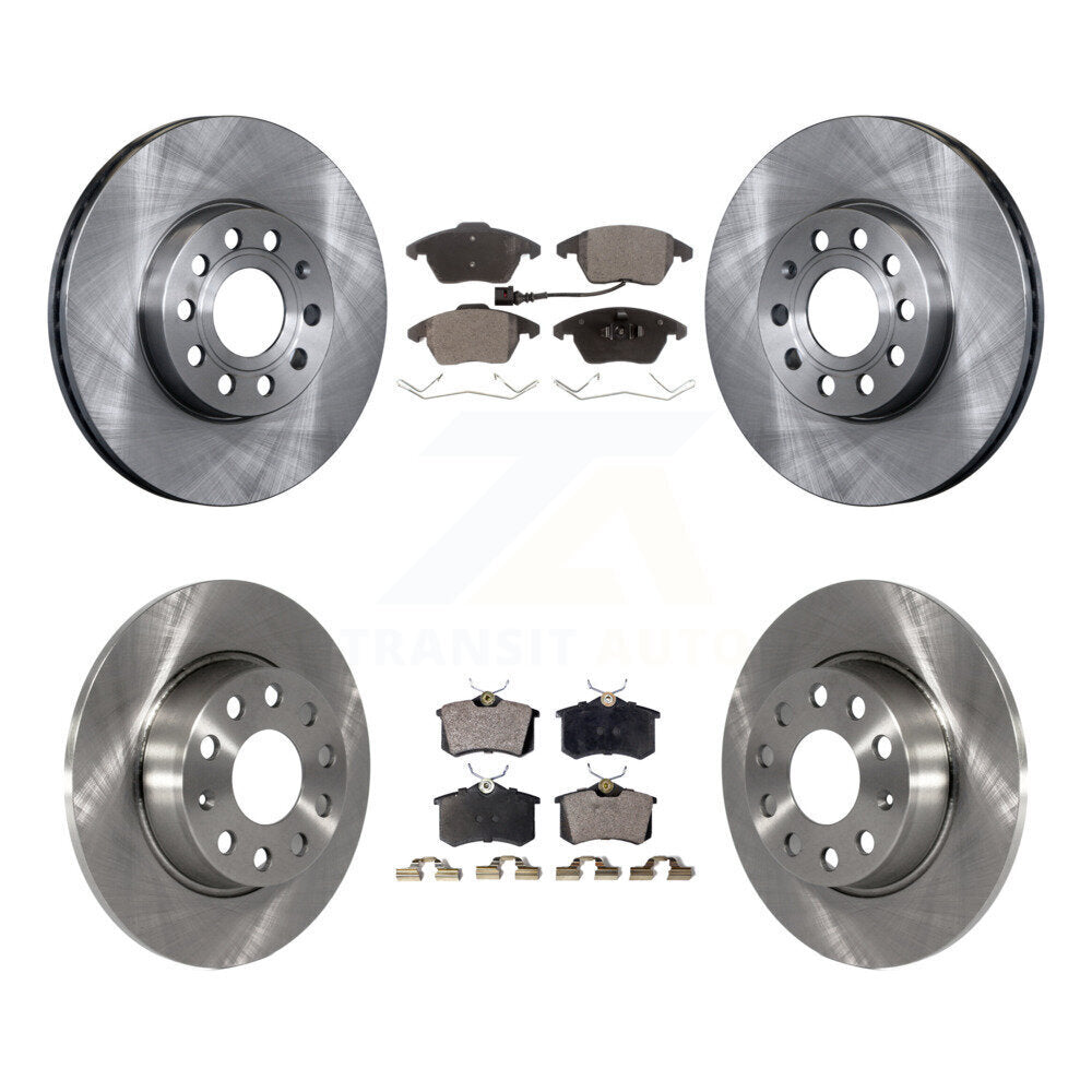 Front Rear Disc Brake Rotors And Ceramic Pads Kit For Volkswagen Beetle