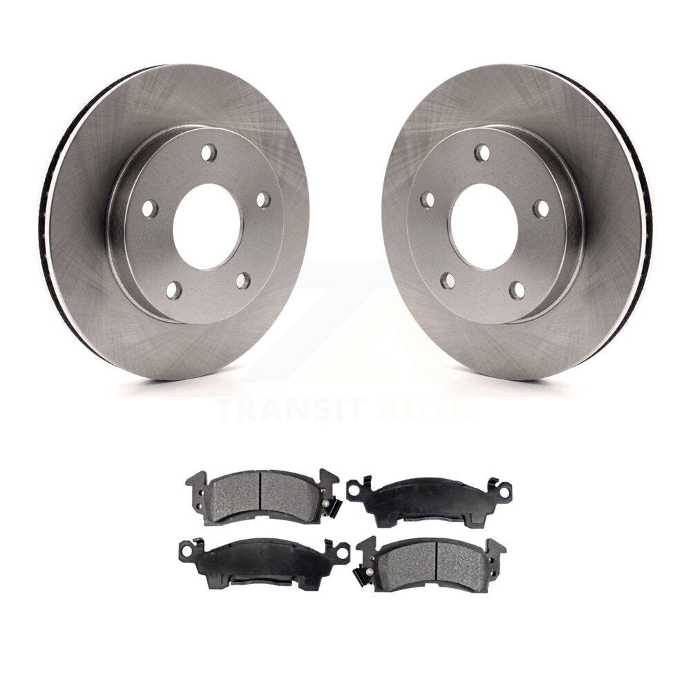 Front Disc Brake Rotors And Ceramic Pads Kit For GMC Jimmy