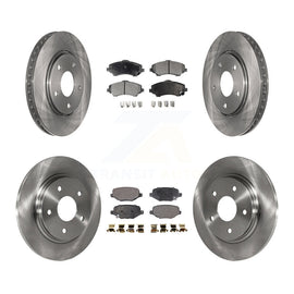 Front Rear Brake Rotor & Ceramic Pad Kit For Dodge Grand Caravan Chrysler Town