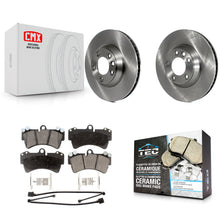 Load image into Gallery viewer, Front Brake Rotor Ceramic Pad Kit For Audi Q7 Porsche Cayenne Volkswagen Touareg