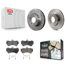Load image into Gallery viewer, Front Disc Brake Rotors &amp; Ceramic Pad Kit For Porsche Cayenne Volkswagen Touareg