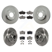 Load image into Gallery viewer, Front Rear Disc Brake Rotor Hub Assembly And Ceramic Pad Kit For Volkswagen Golf