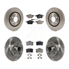 Load image into Gallery viewer, Front Rear Disc Brake Rotors Hub Ceramic Pad Kit For 1996 Volkswagen Passat 2.8L
