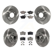 Charger l'image dans la galerie, Front Rear Disc Brake Rotors Ceramic Pad Kit For 1996-1997 Volkswagen Jetta 2.8L