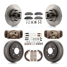 Load image into Gallery viewer, Front Rear Disc Brake Rotors Ceramic Pads And Drum Kit (9Pc) For Ford F-150
