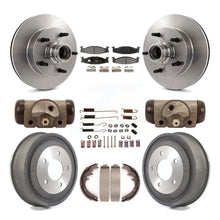 Load image into Gallery viewer, Front Rear Disc Brake Rotors Ceramic Pad Drum Kit (9Pc) For Ford E-150 Econoline