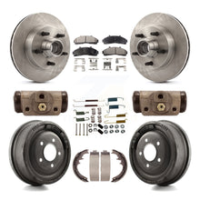 Charger l'image dans la galerie, Front Rear Disc Brake Rotors Ceramic Pads And Drum Kit (9Pc) For Mazda B4000