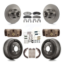 Load image into Gallery viewer, [Front+Rear] 06-09 Ford Ranger RWD Premium OE Brake Rotor Drum Kit &amp; Ceramic Pads For Max Braking