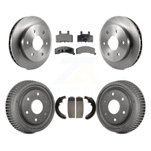 Charger l&#39;image dans la galerie, Front Rear Brake Rotor Ceramic Pad Drum Kit For GMC Yukon With 11&quot; Diameter