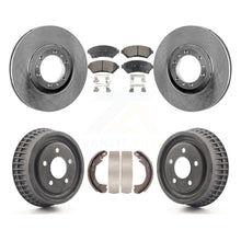 Charger l&#39;image dans la galerie, Front Rear Brake Rotors Ceramic Pad Drum Kit For Buick Century Chevrolet Venture