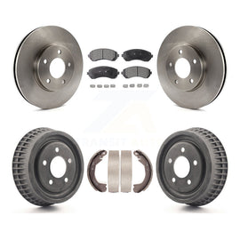 Front Rear Disc Brake Rotor Ceramic Pad & Drum Kit For Chevrolet Venture Pontiac