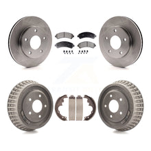 Charger l'image dans la galerie, Front Rear Disc Brake Rotors Ceramic Pad Drum Kit For Chevrolet Blazer GMC Jimmy