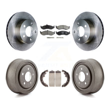 Load image into Gallery viewer, Front Rear Disc Brake Rotors Ceramic Pads And Drum Kit For Jeep TJ