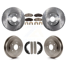Load image into Gallery viewer, Front Rear Disc Brake Rotors Ceramic Pads And Drum Kit For Honda Accord Civic