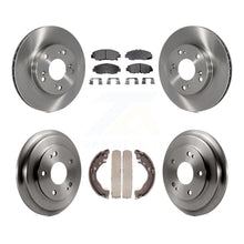 Load image into Gallery viewer, Front Rear Disc Brake Rotors Ceramic Pads And Drum Kit For Honda Civic