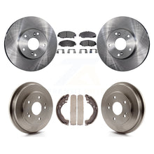 Charger l'image dans la galerie, [Front+Rear] 2011 Honda Civic GX Premium OE Brake Rotor Drum Kit &amp; Ceramic Pads For Max Braking