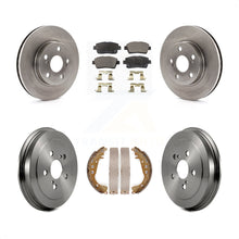 Load image into Gallery viewer, Front Rear Disc Brake Rotors Ceramic Pads And Drum Kit For 2000 Toyota Celica GT