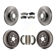 Charger l'image dans la galerie, Front Rear Disc Brake Rotor Ceramic Pad &amp; Drum Kit For 2003-2005 Pontiac Sunfire