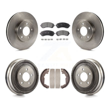Load image into Gallery viewer, Front Rear Disc Brake Rotors Ceramic Pads And Drum Kit For Pontiac Aztek