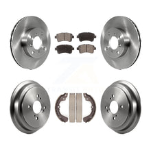 Load image into Gallery viewer, [Front+Rear] 2002-2005 Suzuki Aerio Premium OE Brake Rotor Drum Kit &amp; Ceramic Pads For Max Braking