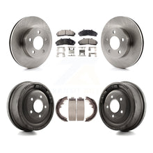 Charger l&#39;image dans la galerie, Front Rear Brake Rotors Ceramic Pad &amp; Drum Kit For Ford Ranger Mazda B3000 B4000