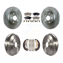 Charger l&#39;image dans la galerie, Front Rear Disc Brake Rotors Ceramic Pads And Drum Kit For Chevrolet Sonic