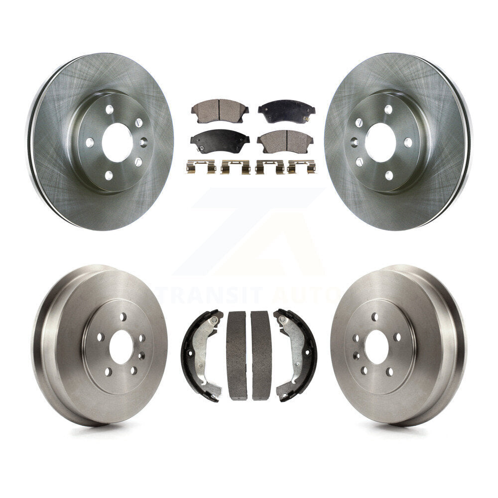 Front Rear Disc Brake Rotor Ceramic Pad And Drum Kit For Chevrolet Cruze Limited