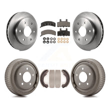 Load image into Gallery viewer, Front Rear Disc Brake Rotors Ceramic Pads And Drum Kit For GMC Yukon 4WD