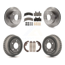 Charger l&#39;image dans la galerie, Front Rear Brake Rotor Ceramic Pad &amp; Drum Kit For Chevrolet Astro GMC Safari AWD