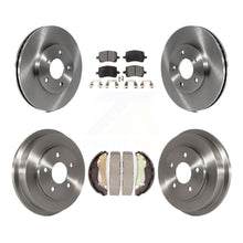 Charger l'image dans la galerie, Front Rear Disc Brake Rotors Ceramic Pads And Drum Kit For Chevrolet HHR