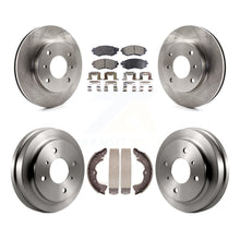 Load image into Gallery viewer, [Front+Rear] 2002-2006 Nissan Sentra 1.8L Premium OE Brake Rotor Drum Kit &amp; Ceramic Pads For Max Braking