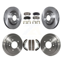 Load image into Gallery viewer, Front Rear Disc Brake Rotors Ceramic Pads And Drum Kit For Hyundai Elantra