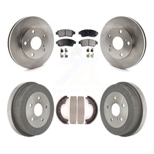 Load image into Gallery viewer, Front Rear Disc Brake Rotors Ceramic Pads And Drum Kit For Toyota Camry 2.2L