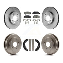 Load image into Gallery viewer, [Front+Rear] 1997-2001 Honda CR-V Premium OE Brake Rotor Drum Kit &amp; Ceramic Pads For Max Braking