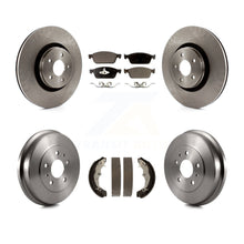 Charger l'image dans la galerie, Front Rear Disc Brake Rotors Ceramic Pads And Drum Kit For Ford Focus ST