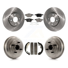 Charger l'image dans la galerie, Front Rear Disc Brake Rotors Ceramic Pads And Drum Kit For Ford Focus