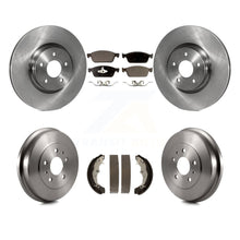 Charger l'image dans la galerie, Front Rear Disc Brake Rotors Ceramic Pads And Drum Kit For Ford Focus ST
