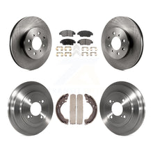 Load image into Gallery viewer, [Front+Rear] 2013 Honda Fit DX Premium OE Brake Rotor Drum Kit &amp; Ceramic Pads For Max Braking