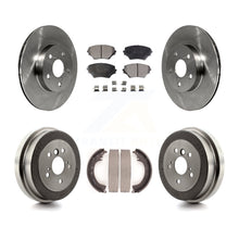Charger l'image dans la galerie, Front Rear Disc Brake Rotors Ceramic Pads And Drum Kit For Toyota RAV4